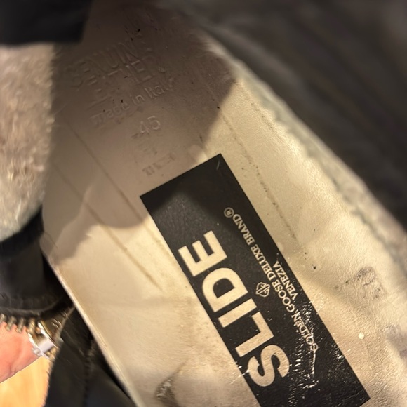 Golden Goose black suede Slide high-tops - euro size 45 - good used condition - Picture 13 of 16